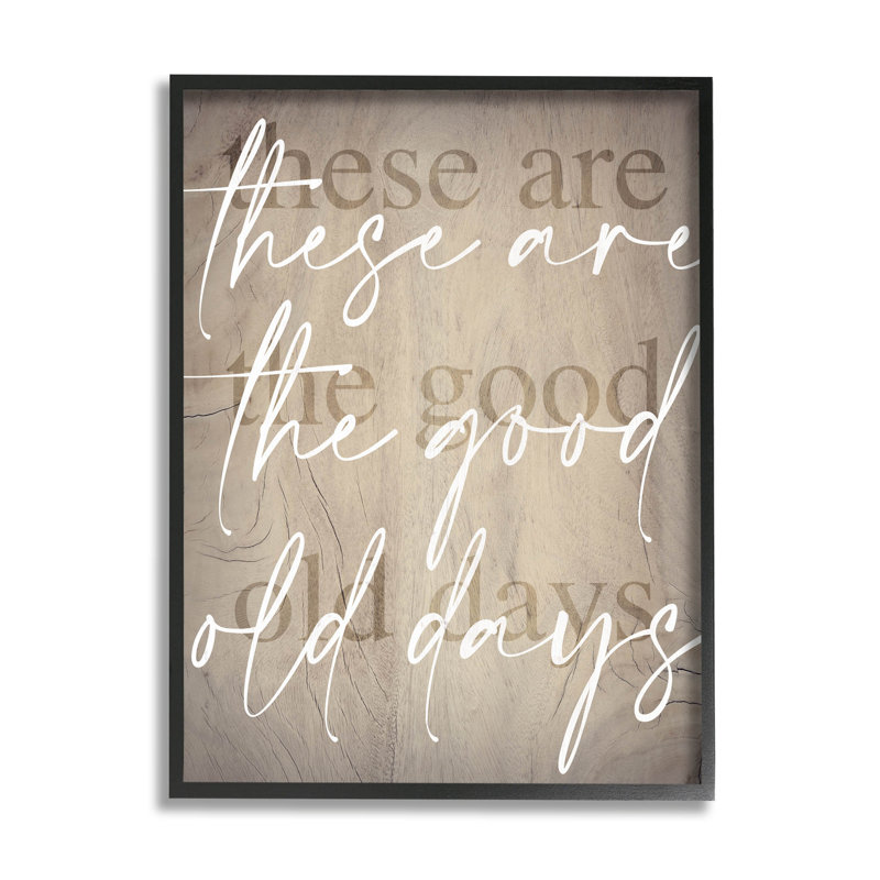 Ce sont les bons at-095, Giclée encadrée noir minuit, H 30 po x l 24 po x P 1,5 po