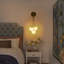 Applique murale 3 lumières en laiton avec globes en verre opale Modern-2065888024-2065888026
