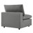 Modway Commix 5-Piece Outdoor Patio Armless Sectional Sofa-64320866