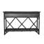 54'' Wide 3 Drawer Rattan Wood Sideboard-50119546