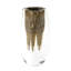 Triangular Bubbled Vase-Gold