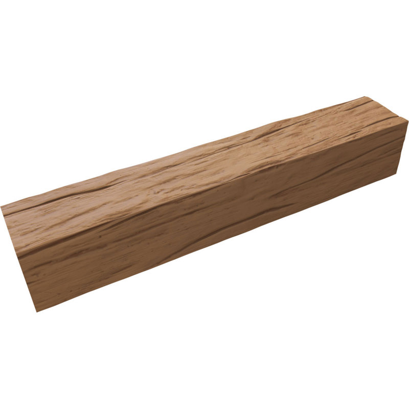 Toffee Faux Wood Beam 4"H x 8"W x 22'L