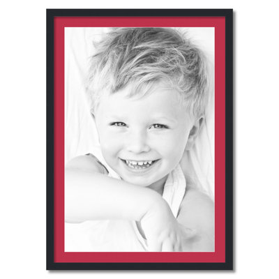 Wood Matte Picture Frame with Mat