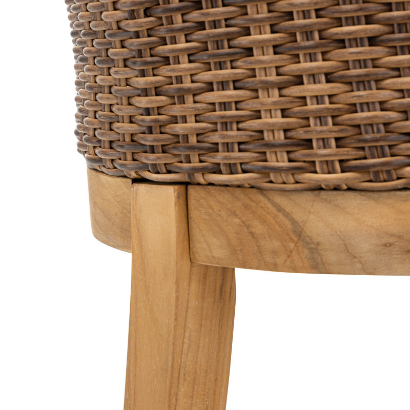 Chaise de patio avec coussin et coussin Truss