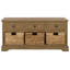 Banc de rangement en bois massif avec tiroirs Adayla-1139226836