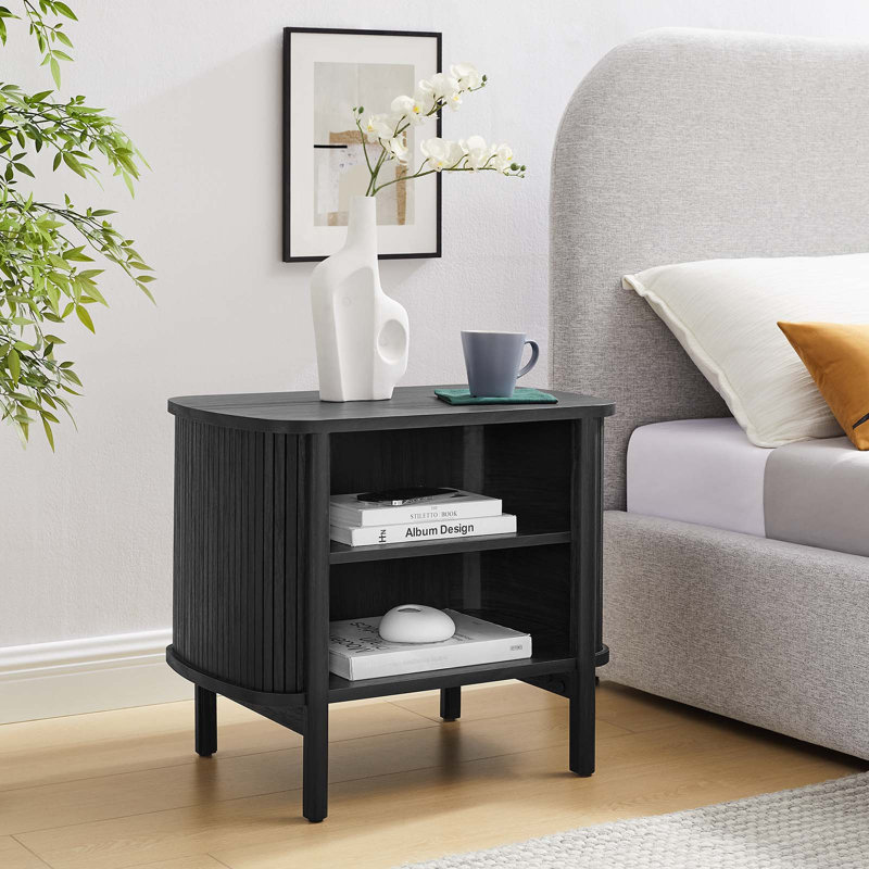 Table de chevet Modway Cadence, Noir