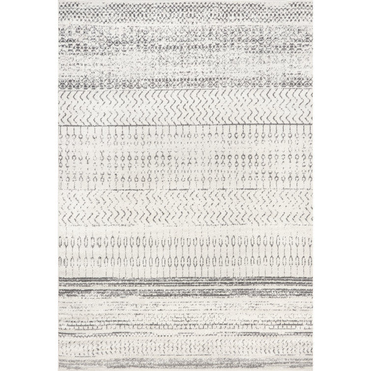 Jacore Bohemian Power Loom Performance Gray Rug