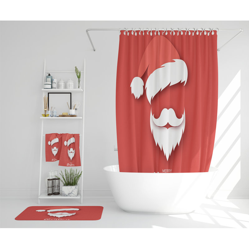 Lavada Polyester Shower Curtain Set