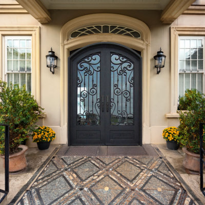 Gatsby Arched Iron Door