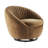Upholstered Swivel Barrel Chair-1301299583