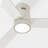Vidalite Eminence Brushed Nickel Ceiling Fan, 4 Speed, 3CCT Selectable Kelvin, Integrated LED, Dimmable, 18W, 900 Lumen