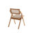 Moses Solid Wood Folding Dining Chair in Black and Natural-1316885211-1316885222