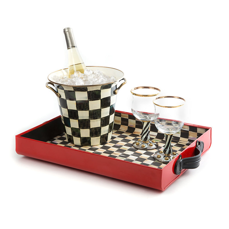Courtly Check® Enamel Ice Bucket