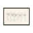 Toile avec cadre gris