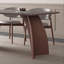 Élégante table et chaises en frêne blanc-106591342