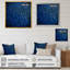 «Abstract Euphoria Deep Blue Happiness», art abstrait sur toile-1743866623-1743866622