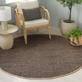 Tapis naturel / noir Horrighs 978