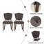 Chaise capitonnée (ensemble de 2)-286243680