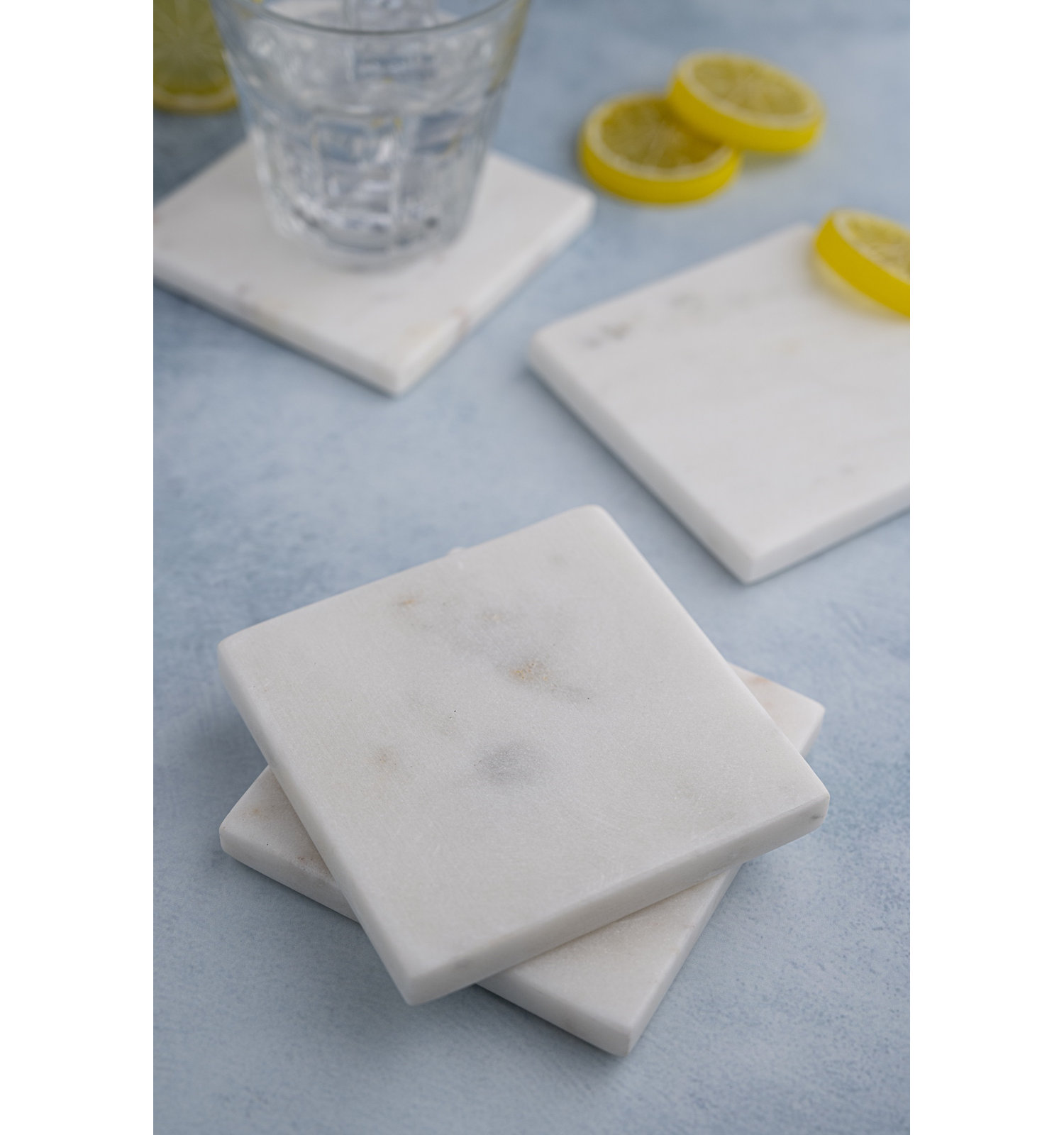 Maxie Marble Square Coaster