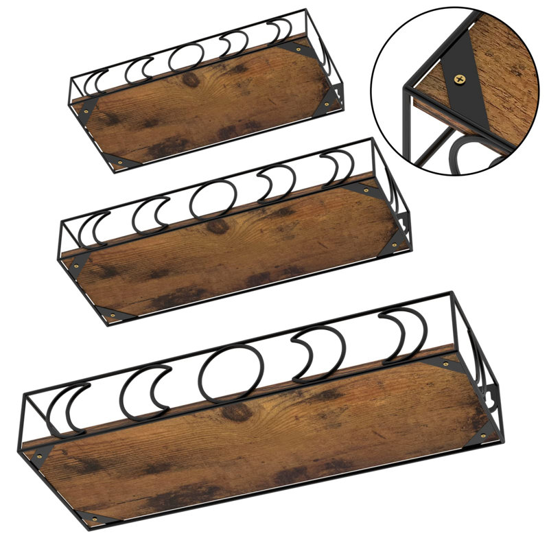 Raysa Floating Shelf, Black