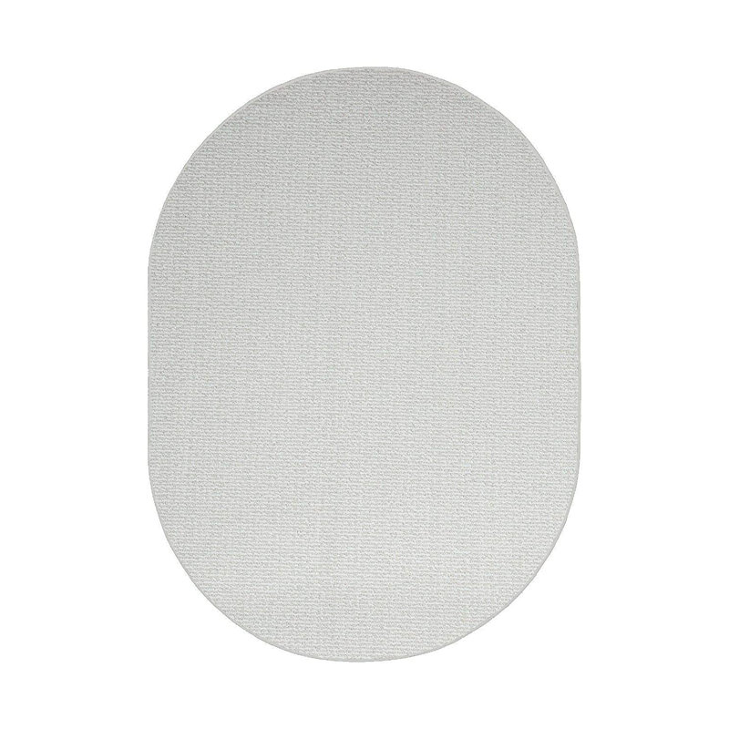 Tapis intérieur / extérieur Iconic - crème ivoire, Ovale 3 pi x 5 pi