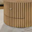 Table basse ronde avec tiroir-385672418