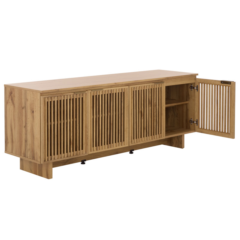 Quaid 4 Door Sideboard/TV Stand, Oak