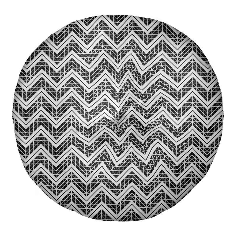 Coussin Rhonda Cheval, 30 po x 30 po, Noir / blanc