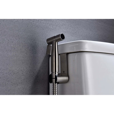 High - Quality Handheld Bidet For Toilet, Rust Proof, Suitable Most Toilets, 1.64 Lb Metal Toilet With Jet And Gentle Spray Family Hygiene,
