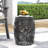 Modern Metal End Table With Hollow Framework - Black, 16.05"w X 16.05"d 19.96"h, No Assembly Needed Elegant Iron Side Structure 16.05"x16.05"x19.96",-32062220