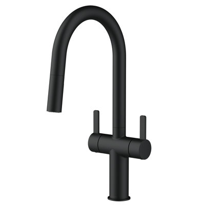 Amalfi 2-Handle Pull Down Sprayer Kitchen Faucet