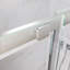 Porte de douche coulissante simple demi-cadre l 56 à 60 po x H 74 po-123244146