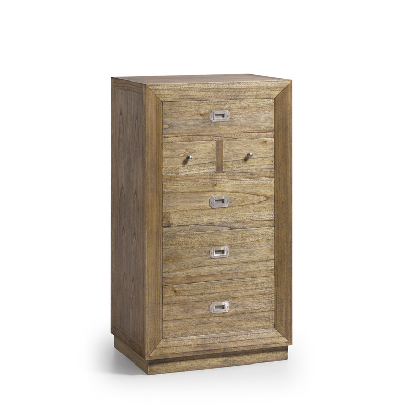 Merapi Solid Wood 60 cm W Chest of 6 Drawers