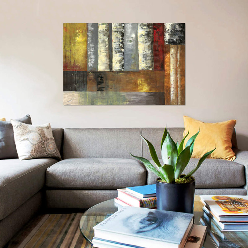 «Originial Birch», reproduction sur toile, H 8 po x l 12 po x P 0,75 po, Toile tendue, Pas de tapis