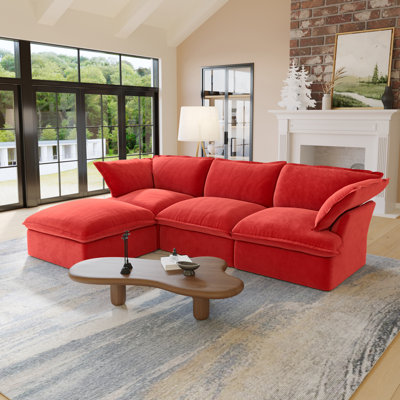 Canapé modulaire Sky en velours Sky