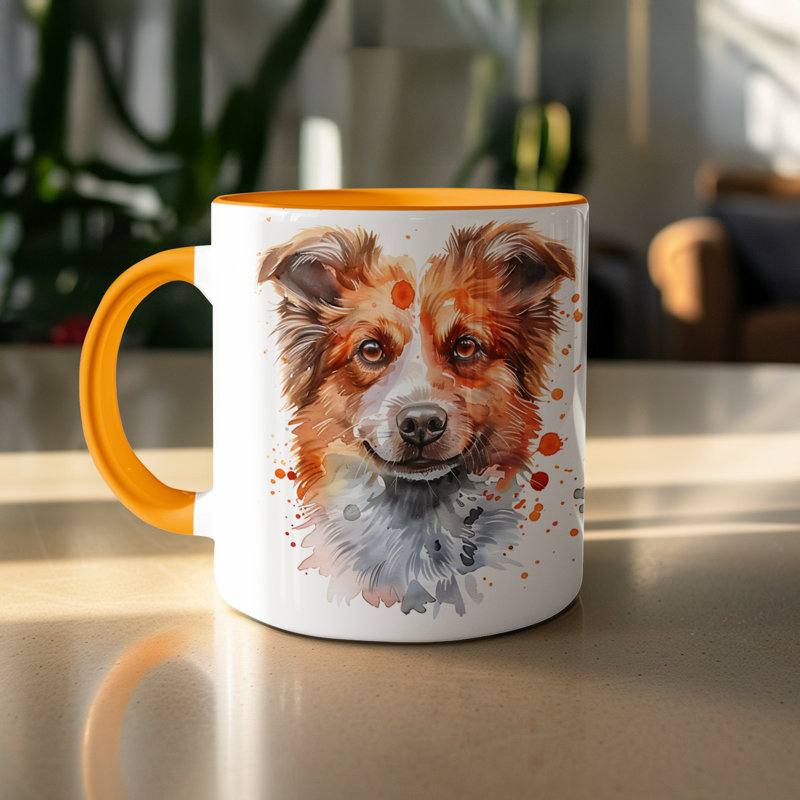 Mug, 3, Orange