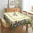 Machine-washable polyester Easter bunny pattern tablecloth-351212536