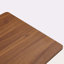 Table basse en panneau de fibres à densité moyenne de pouce - Support triangulaire stable moderne Luury