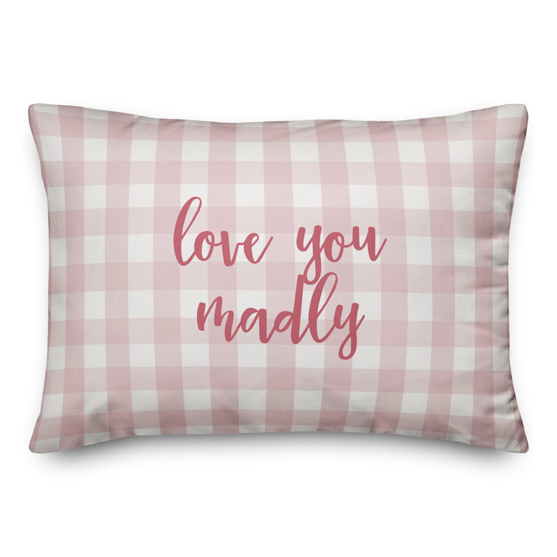  Coussin Love You Madly, Rose