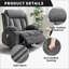 Fauteuil inclinable à bascule avec chauffeur et pivotant sur 360 ° Rocker-528717355