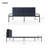 Maggie Upholstered Metal Platform Bed-2100660395-2100660397
