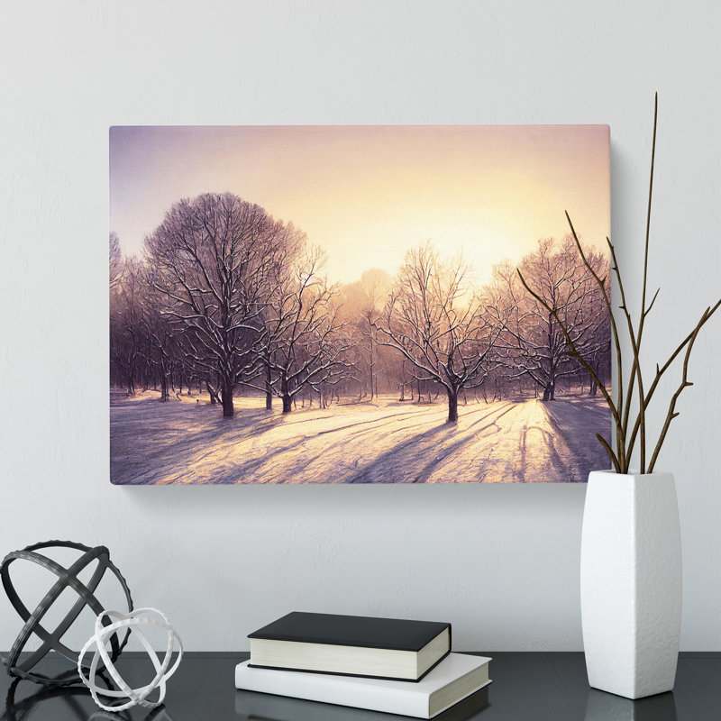 Fierce Winter Forest - Wrapped Canvas, 40cm H x 60cm W x 3cm D