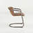 Guzman 20'' H Genuine Leather Upholstered Metal Armchair-80047502