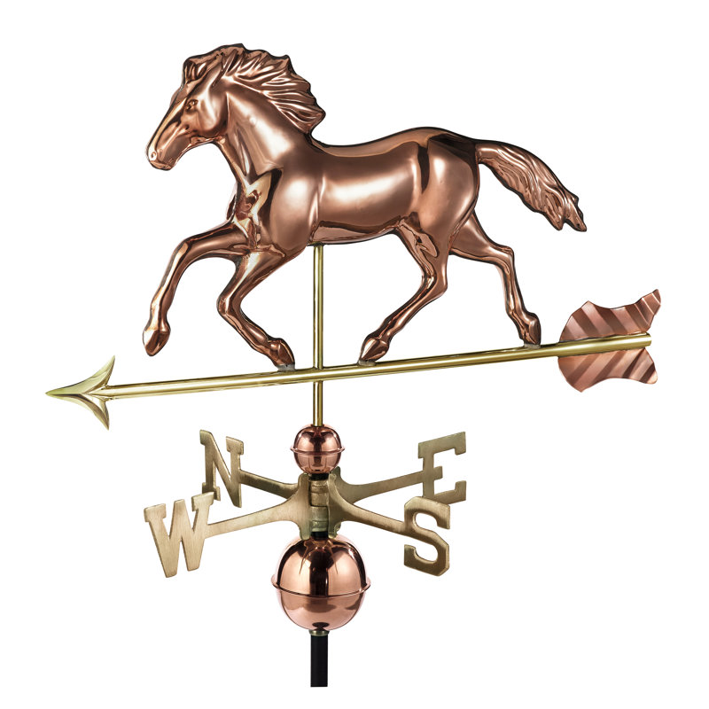 Jennette 36'' H Metal Animals Weathervane