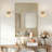 Barela 1- Light Dimmable Crystal Armed Wall Sconce
