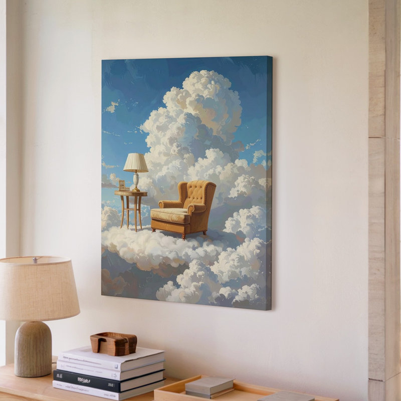 «Floating Cloud Retreat», toile de fond décorative sur toile, H 20 po x l 30 po
