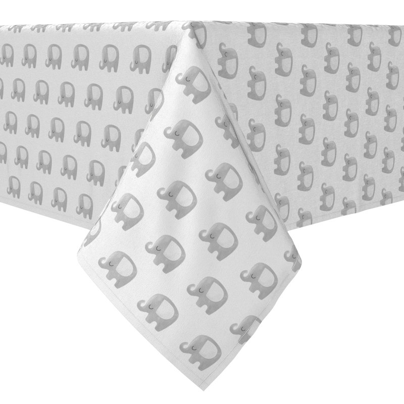 Rectangular Cotton Twill Tablecloth