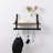 Seamans Bracket Shelf with Towel Bar
