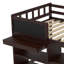 Lit mezzanine simple avec bureau intégré