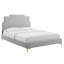 Très grand lit plateforme en velours rose Lindsey-168801185-210458506